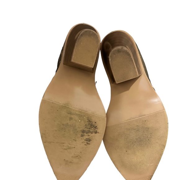 Crocodile Wear Western Mid-Calf Cowboy Pointed Toe High Heels Boots - Picture 6 of 7